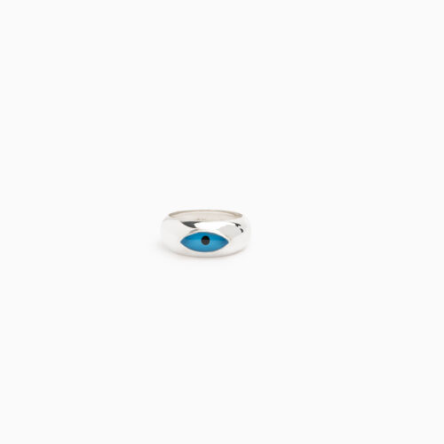 evil eye thin ring