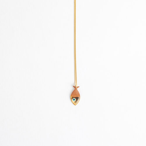 fish XXS pendant gold