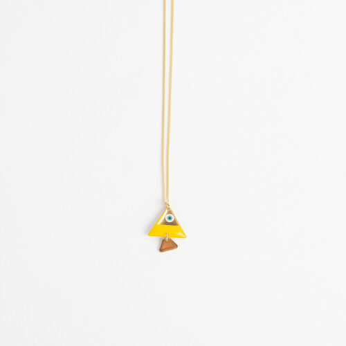 fish XXS pendant triangle gold